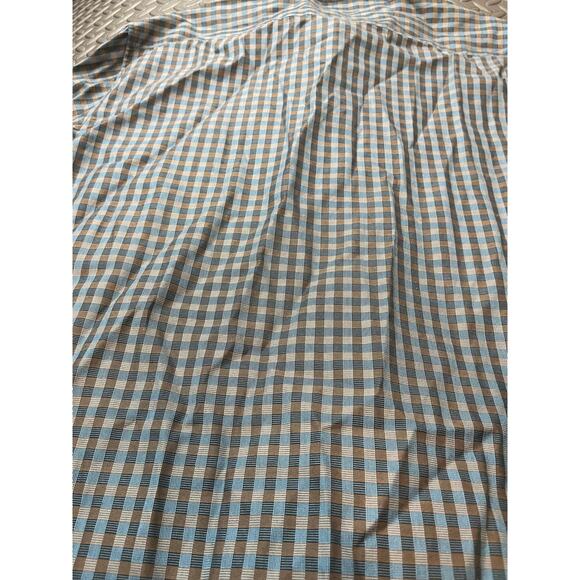 Robert Graham XL Men’s Checked Shirt Cotton Button-Front with Paisley Flip Cuffs - Picture 7 of 11